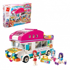 Конструктор - Трейлер, с фигурками и аксессуарами, 309 деталей (Enlighten Brick, BRICK2020 (18))